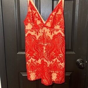 Red Lace Dress